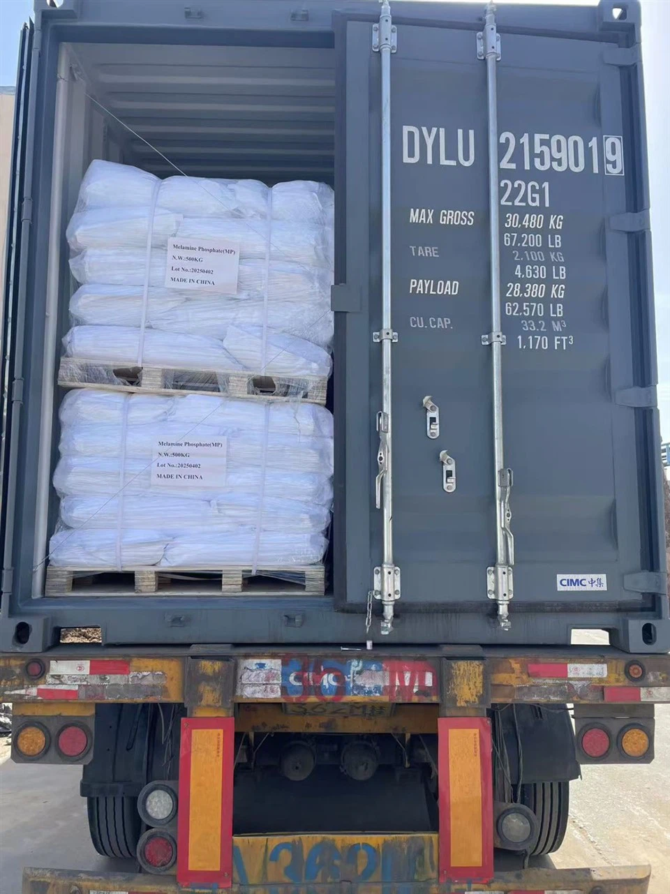 Melamine Phosphate loading picture